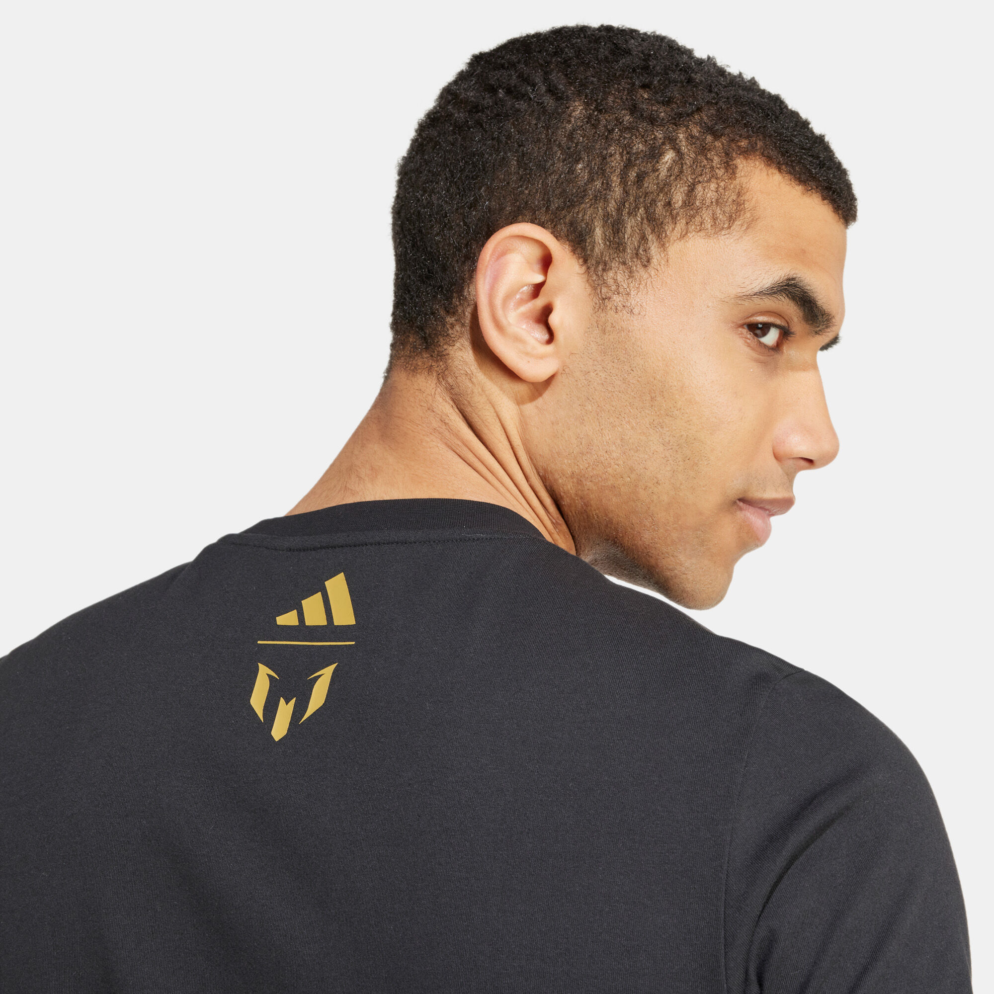 Men s Messi Graphic T Shirt Black adidas in KSA SSS