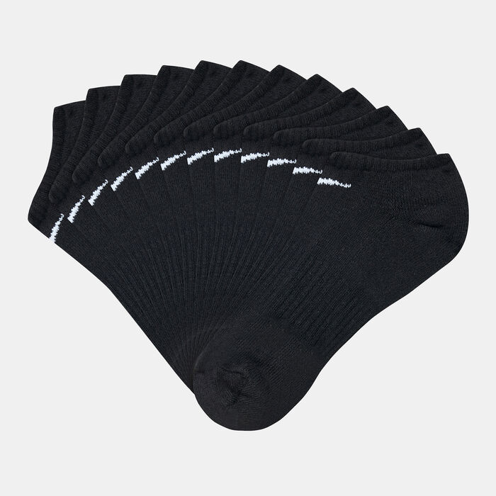 Nike Men's Everyday Cushioned Training No-Show Socks (6 Pairs) Black Nike Men's Everyday Cushioned Training No-Show Socks (6 Pairs) Black image number 0