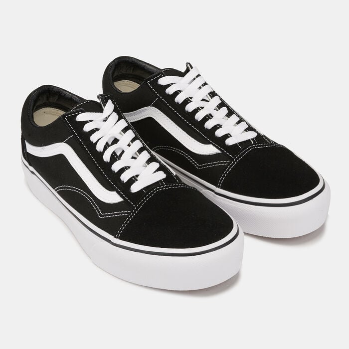 Vans Platform Old Skool Unisex Shoe Black Vans Platform Old Skool Unisex Shoe Black image number 1