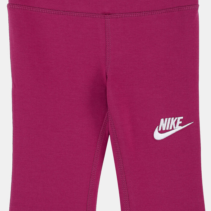 Nike Kids' Flare Leggings Red image number 2