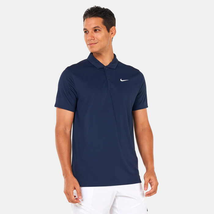 Nike Men's Court Dri-FIT Tennis Polo Shirt Blue Nike Men's Court Dri-FIT Tennis Polo Shirt Blue image number 0