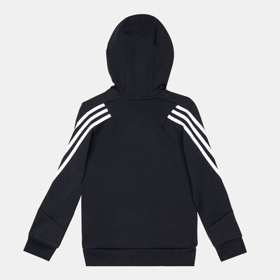 adidas Kids' Future Icons 3-Stripes Full-Zip Jacket Black