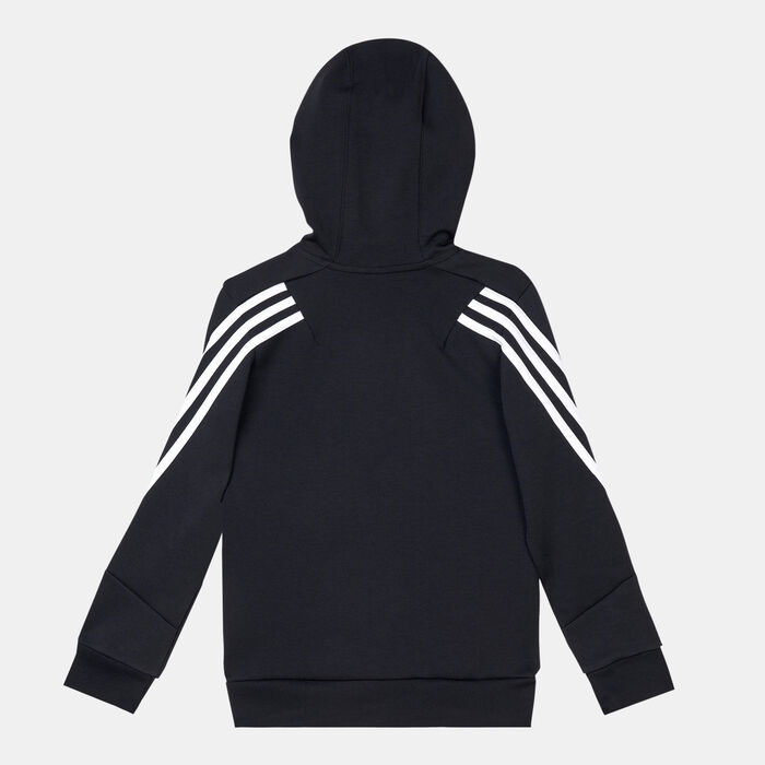adidas Kids' Future Icons 3-Stripes Full-Zip Jacket Black image number 1