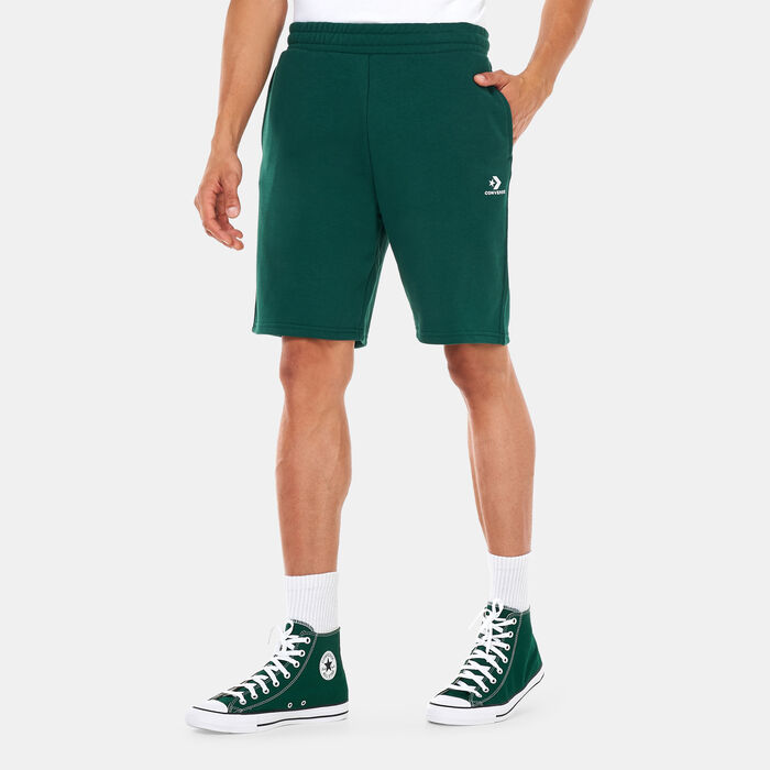 Converse Embroidered Chevron Shorts Green Converse Embroidered Chevron Shorts Green image number 0
