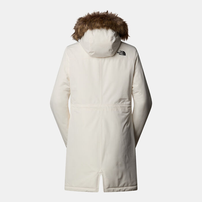 The North Face Women's Zaneck Parka Jacket White The North Face Women's Zaneck Parka Jacket White image number 1