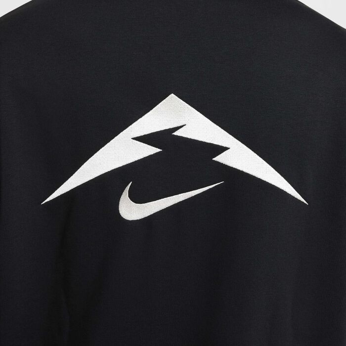Nike Men's Trail Dri-FIT Magic Hour Running Hoodie Black Nike Men's Trail Dri-FIT Magic Hour Running Hoodie Black image number 5