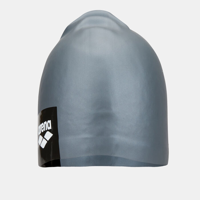 Arena Logo Moulded Swimming Cap Grey image number 0