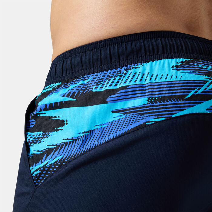 Speedo Mens XPRESS LITE Panel Swimming Shorts Blue Speedo Mens XPRESS LITE Panel Swimming Shorts Blue image number 4