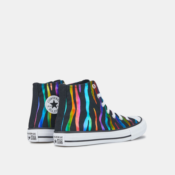 Kids' Chuck Taylor All Star Zebra Foil Hi Unisex Shoe Kids' Chuck Taylor All Star Zebra Foil Hi Unisex Shoe image number 2