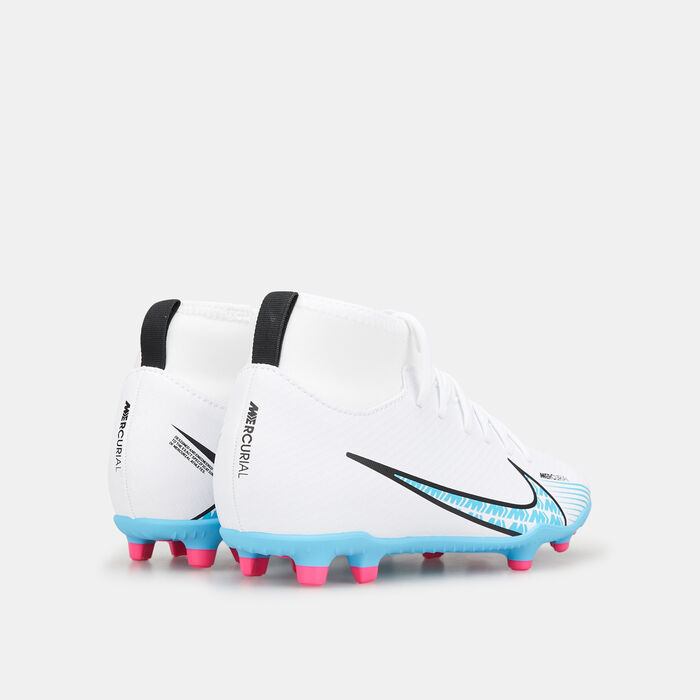 Nike Kids' Mercurial Superfly 9 Club Multi-Ground High-Top Football Shoes (Younger and Older Kids) White Nike Kids' Mercurial Superfly 9 Club Multi-Ground High-Top Football Shoes (Younger and Older Kids) White image number 2