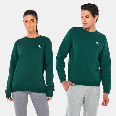 Converse Star Chevron Embroidered Sweatshirt Green