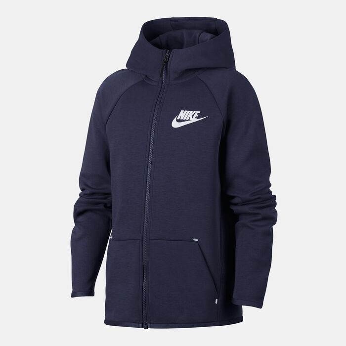 Kids' Sportswear Essentials Tech Fleece Full-Zip Hoodie Kids' Sportswear Essentials Tech Fleece Full-Zip Hoodie image number 0