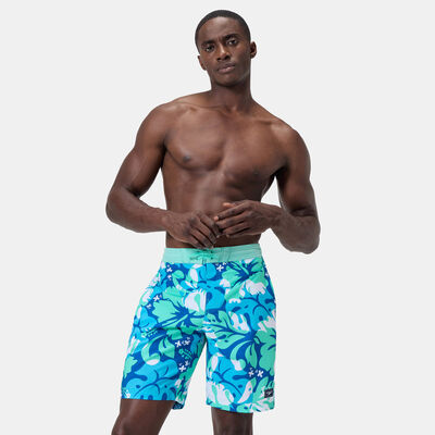 Speedo Men's Printed Bondi Swimming Shorts Blue Speedo Men's Printed Bondi Swimming Shorts Blue