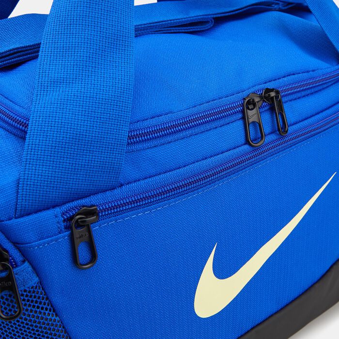 Nike Brasilia 9.5 Training Duffel Bag (Extra-Small) Blue Nike Brasilia 9.5 Training Duffel Bag (Extra-Small) Blue image number 3