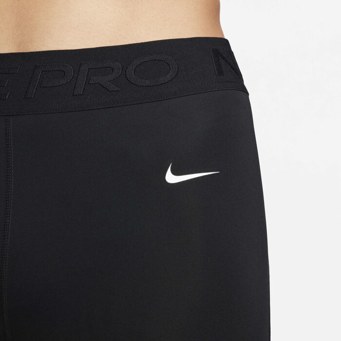 Nike Women's Pro Mid-Rise 7/8 Leggings Black Nike Women's Pro Mid-Rise 7/8 Leggings Black image number 2