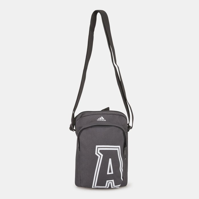 adidas Men's Classic Brand Love Initial Print Organizer Bag Grey adidas Men's Classic Brand Love Initial Print Organizer Bag Grey image number 0