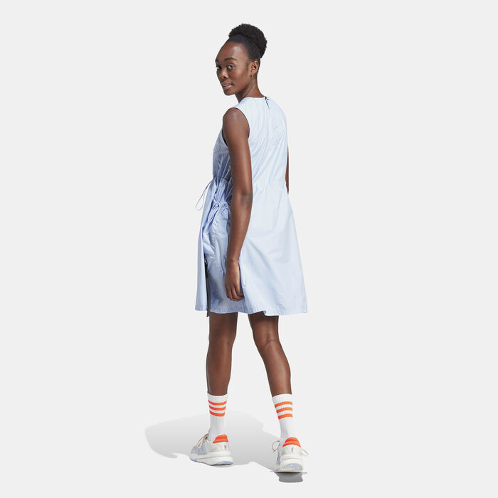 adidas Women's City Escape Dress Blue adidas Women's City Escape Dress Blue image number 1