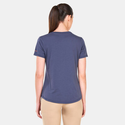 Columbia Women's Sun Trek Graphic T-Shirt Blue Columbia Women's Sun Trek Graphic T-Shirt Blue