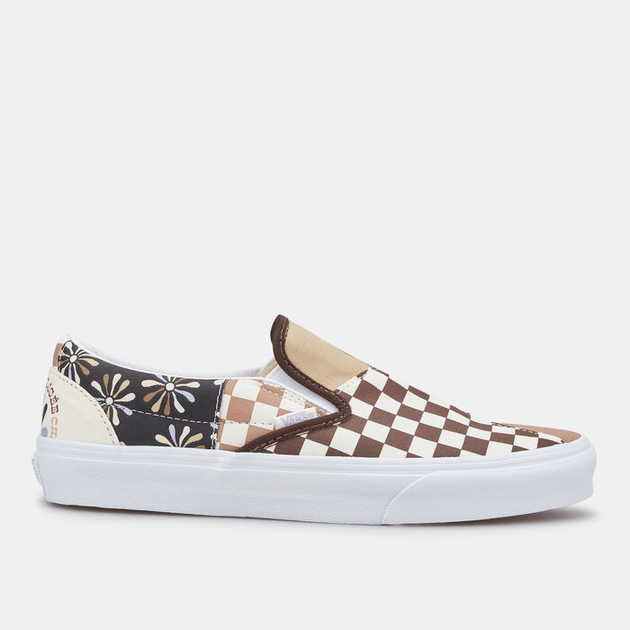 Vans Divine Classic Slip-On Patchwork Unisex Shoe Brown Vans Divine Classic Slip-On Patchwork Unisex Shoe Brown image number 0