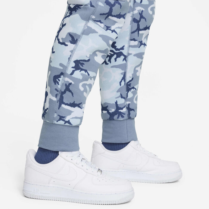 Nike Kids' Sportswear Tech Fleece Camo Joggers Blue Nike Kids' Sportswear Tech Fleece Camo Joggers Blue image number 5