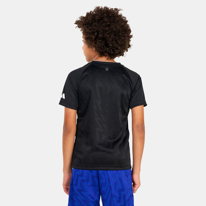 adidas Kids' Football-Inspired Predator Jersey Black adidas Kids' Football-Inspired Predator Jersey Black image number 1