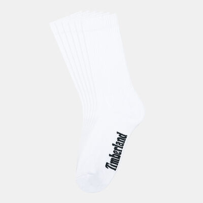 Timberland Men's Core Sport Crew Socks (3 Pack) White
