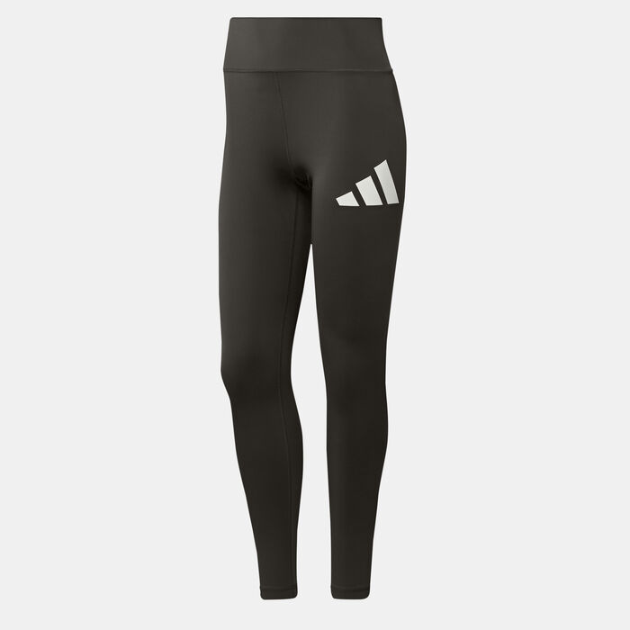 adidas Women's Train Essentials Full-Length Training Leggings Green adidas Women's Train Essentials Full-Length Training Leggings Green image number 0