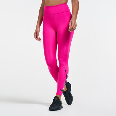 Nike Womens' Swoosh Run Leggings Red