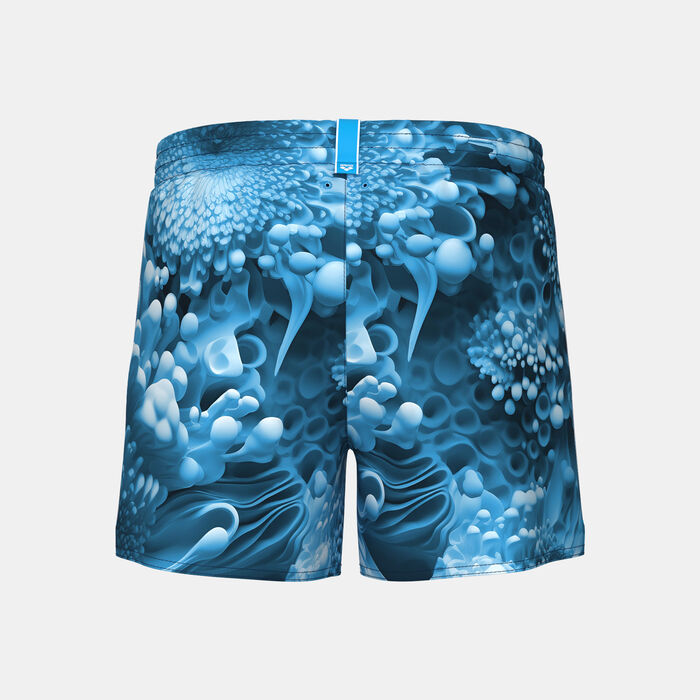 Arena Men's Printed Beach Shorts Blue image number 1