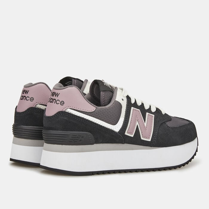 New Balance Women's 574+ Shoes Black New Balance Women's 574+ Shoes Black image number 2