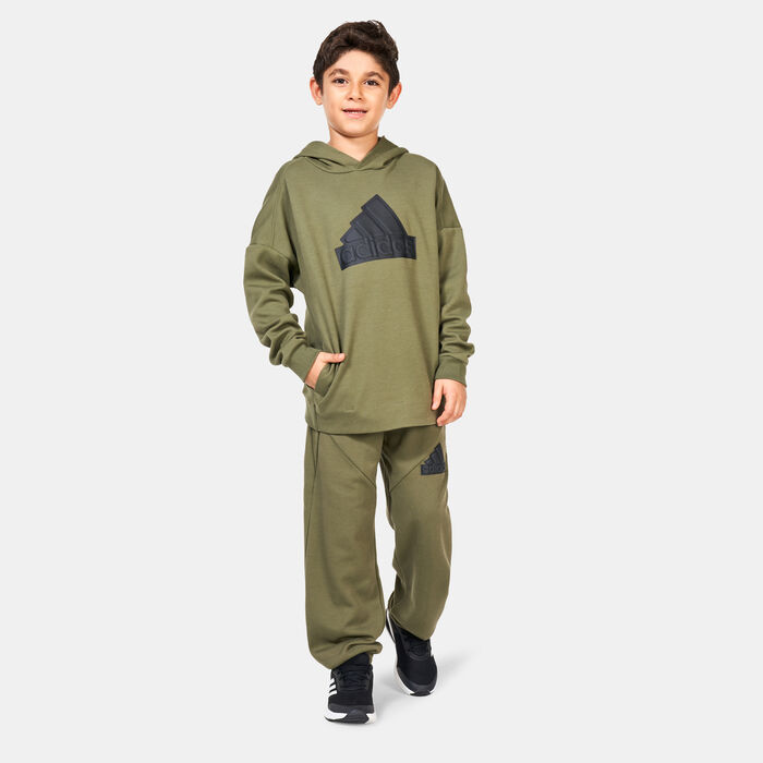 adidas Kids’ Future Icons Logo Pants Green image number 2