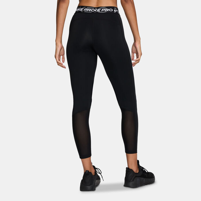 Nike Women's Pro Graphic 7/8 Leggings Black image number 1