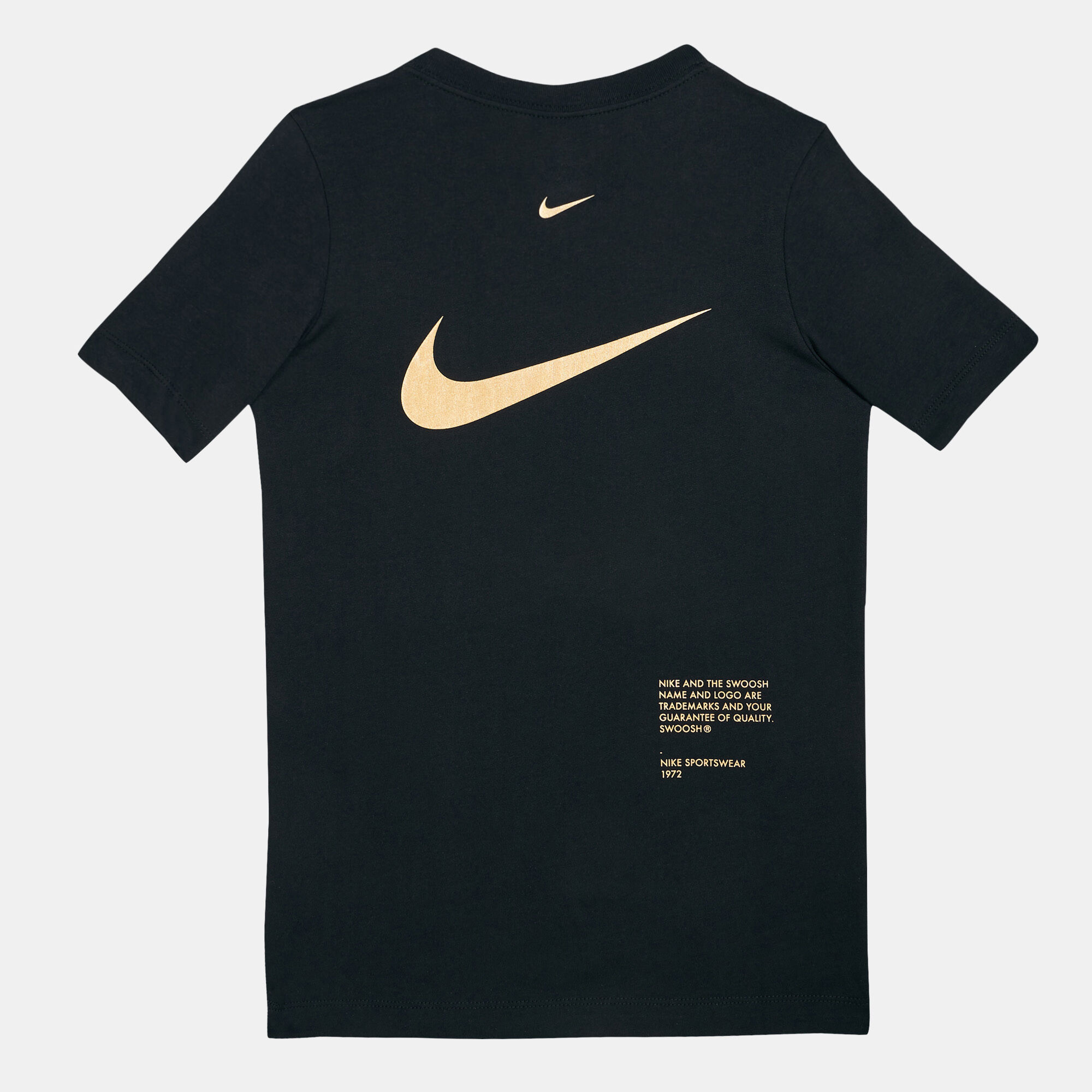 Black and gold best sale nike shirt kids