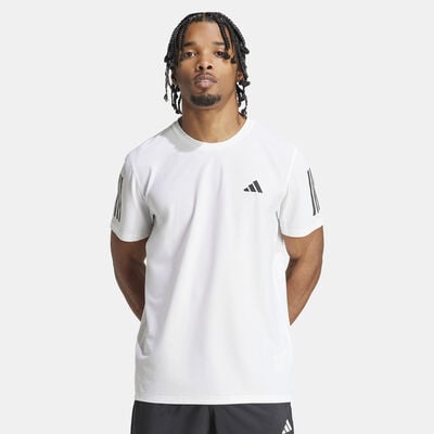 adidas Men's Own the Run T-Shirt White adidas Men's Own the Run T-Shirt White