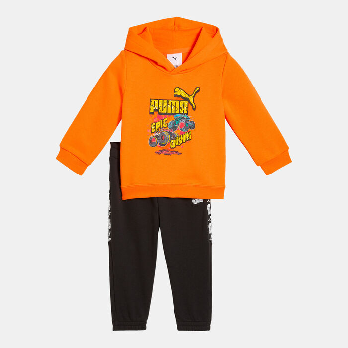 PUMA Kids' HOT WHEELS Minicats Hoodie and Sweatpants Set Black PUMA Kids' HOT WHEELS Minicats Hoodie and Sweatpants Set Black image number 0