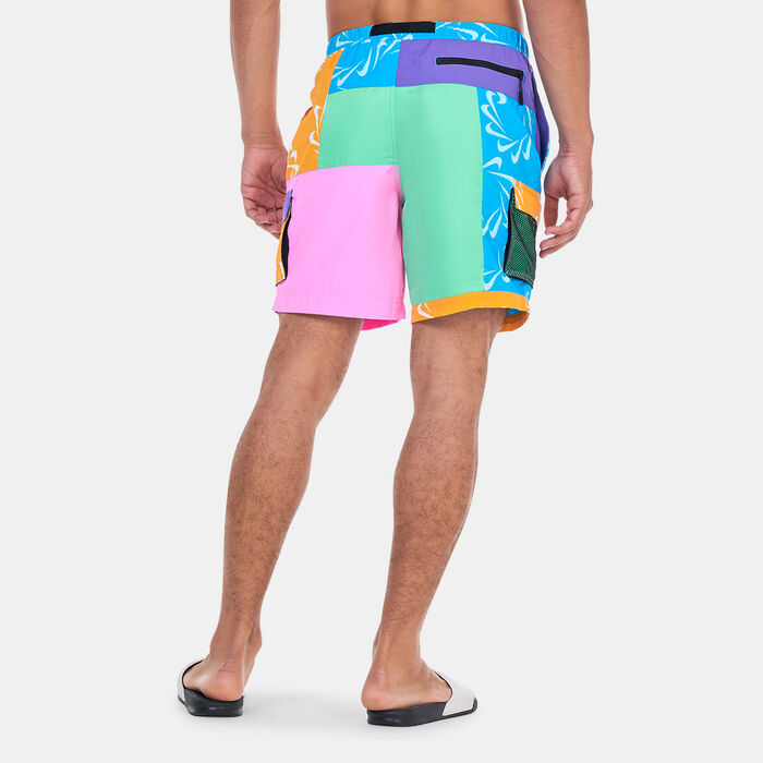 Nike Swim Men's Volley Swimming Shorts Orange Nike Swim Men's Volley Swimming Shorts Orange image number 1