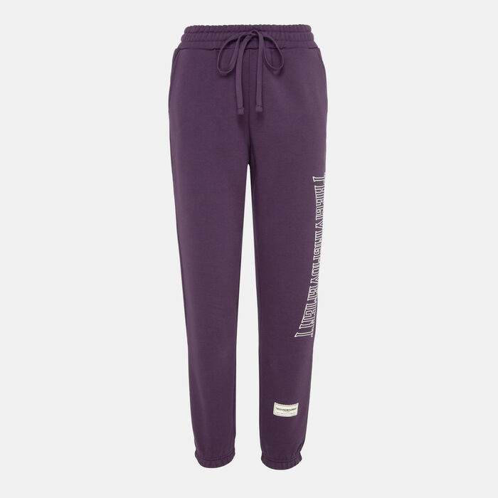 The Giving Movement Women's Collegic Font Joggers Red The Giving Movement Women's Collegic Font Joggers Red image number 0