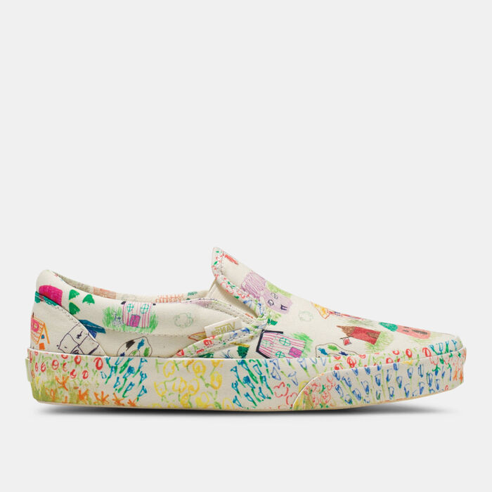 Vans Women's Vault x Collina Strada Classic Slip-On Shoes Multi-Color image number 0