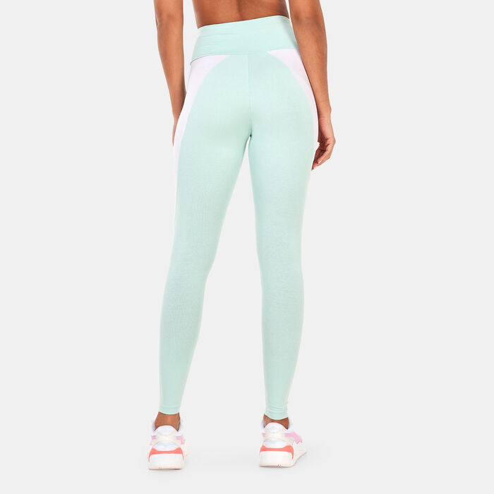 PUMA Women's SWxP Leggings Green PUMA Women's SWxP Leggings Green image number 1