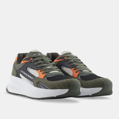 EA7 Emporio Armani Men's Crusher Sonic Performance Running Shoes Green