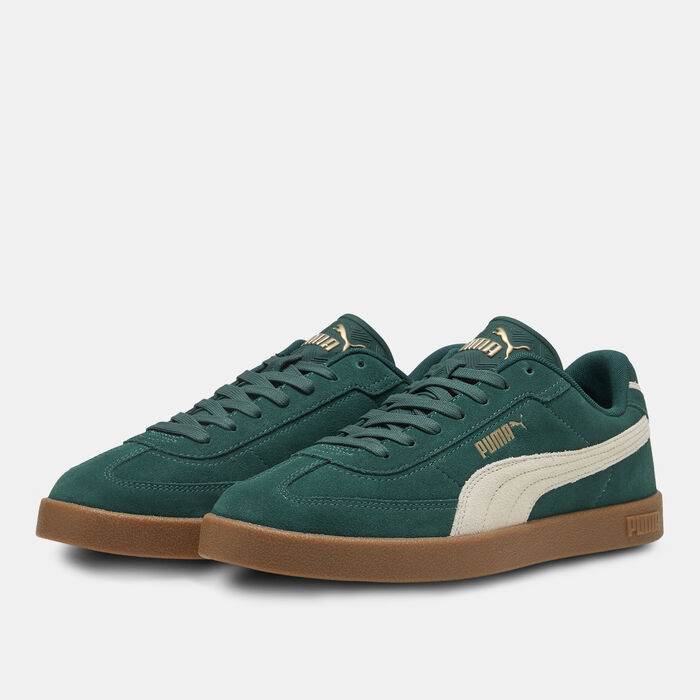 PUMA Men's Club II Era Suede Shoes Green image number 1