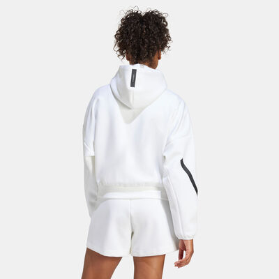 adidas Women's Z.N.E. Hoodie White adidas Women's Z.N.E. Hoodie White