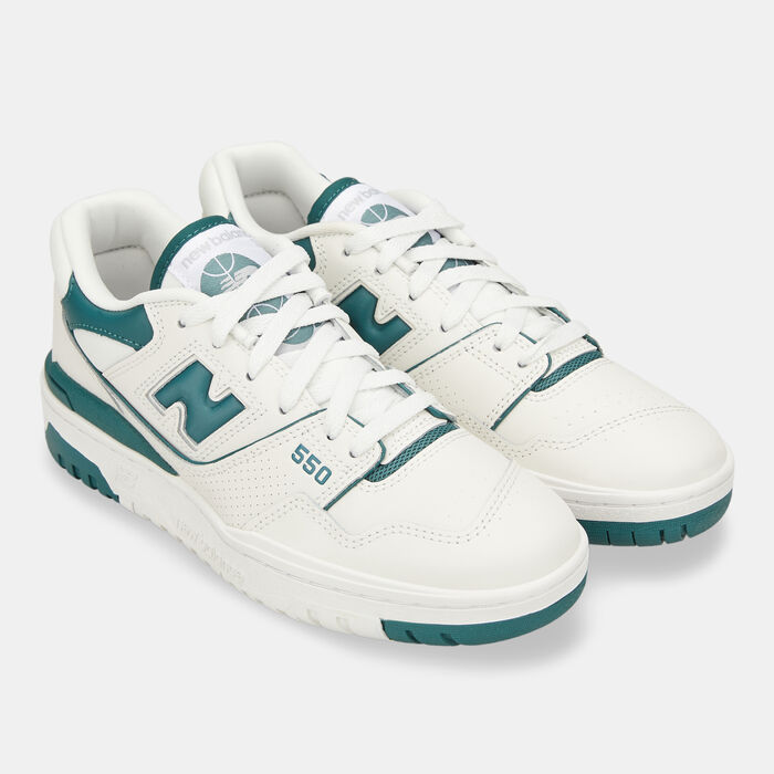New Balance Women's BB550 Shoes White New Balance Women's BB550 Shoes White image number 1