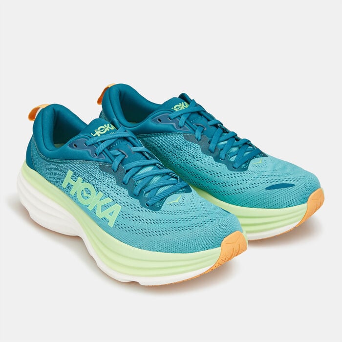 HOKA Men's Bondi 8 Running Shoe Blue HOKA Men's Bondi 8 Running Shoe Blue image number 2