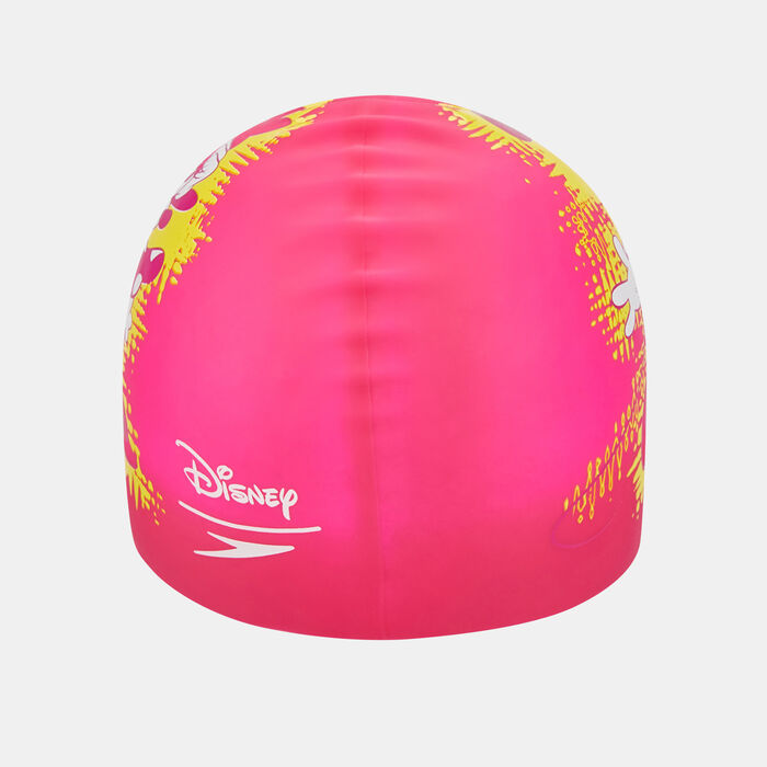 Speedo Kids' Minnie Mouse Slogan Print Swimming Cap Pink Speedo Kids' Minnie Mouse Slogan Print Swimming Cap Pink image number 0