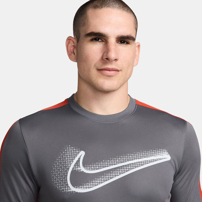 Nike Men's Dri-FIT Academy Football Top Grey Nike Men's Dri-FIT Academy Football Top Grey image number 2