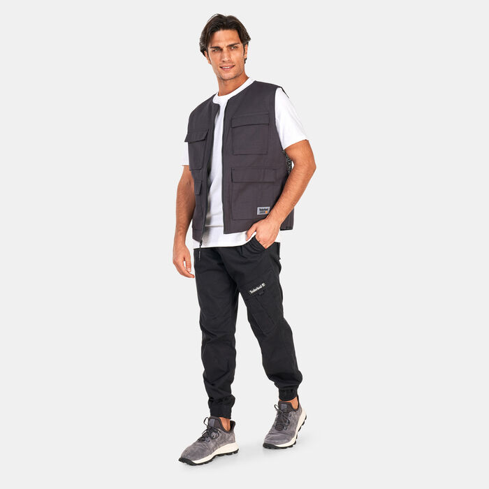 Timberland Men's Progressive Utility Multi-Pocket Vest Black Timberland Men's Progressive Utility Multi-Pocket Vest Black image number 2