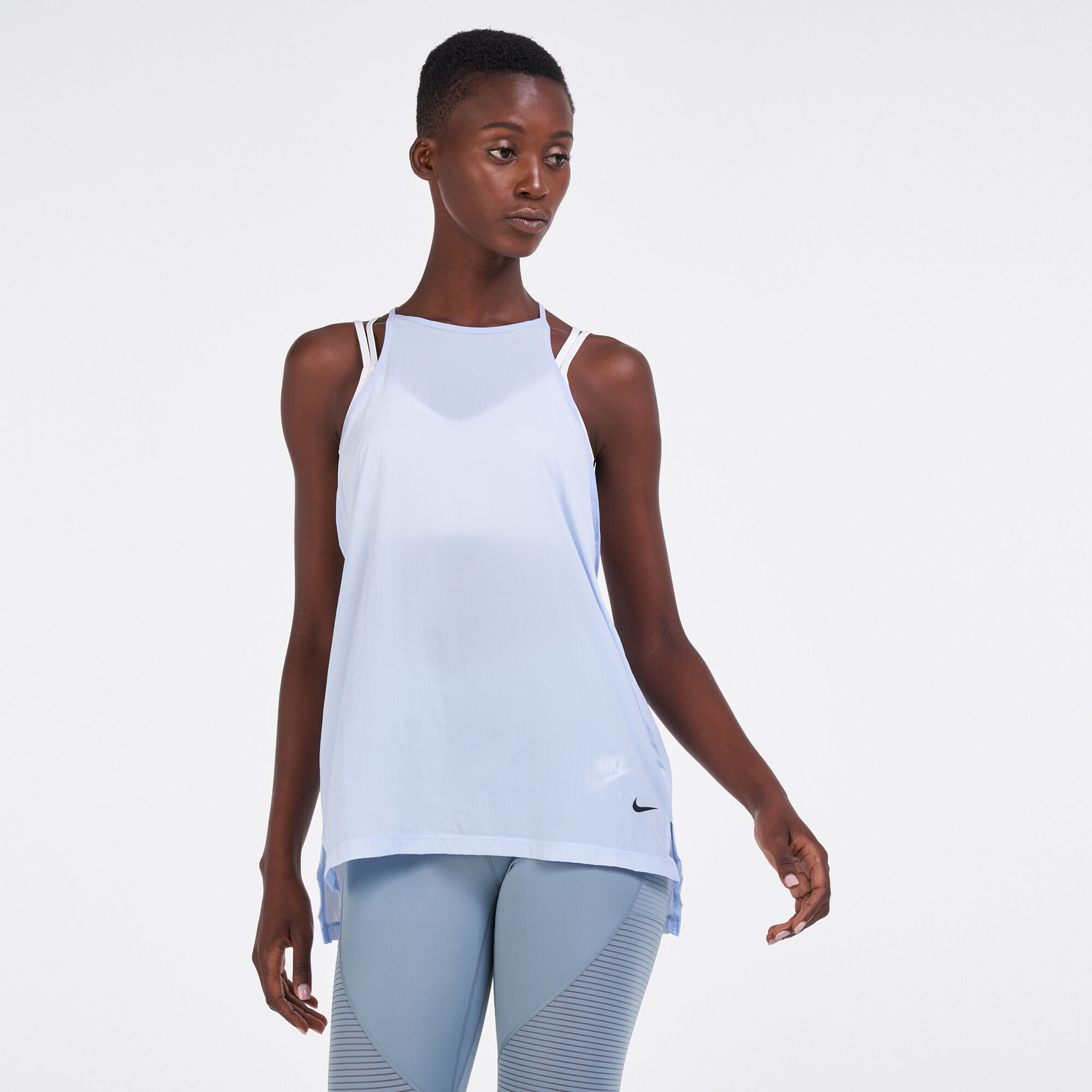 Buy Nike Women s Flex Strappy Tank Top Blue in KSA SSS