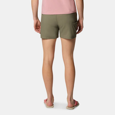 Columbia Women's Leslie Falls Hiking Shorts Green