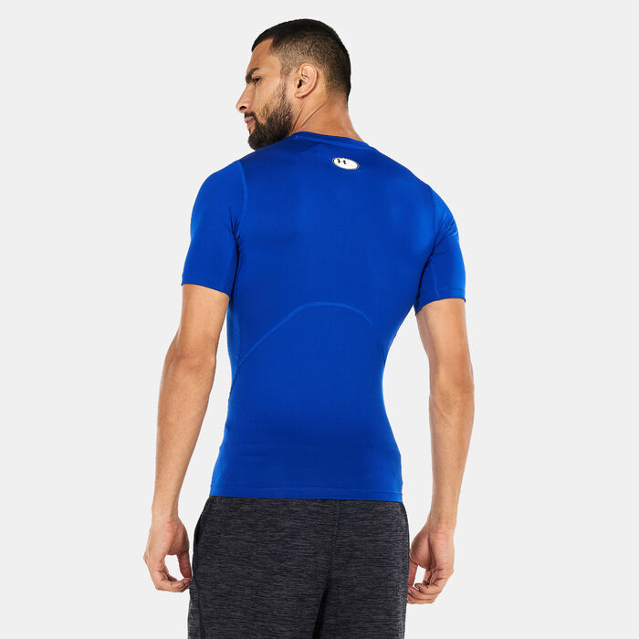 Under Armour Men's HeatGear® Armour T-Shirt Blue Under Armour Men's HeatGear® Armour T-Shirt Blue image number 1